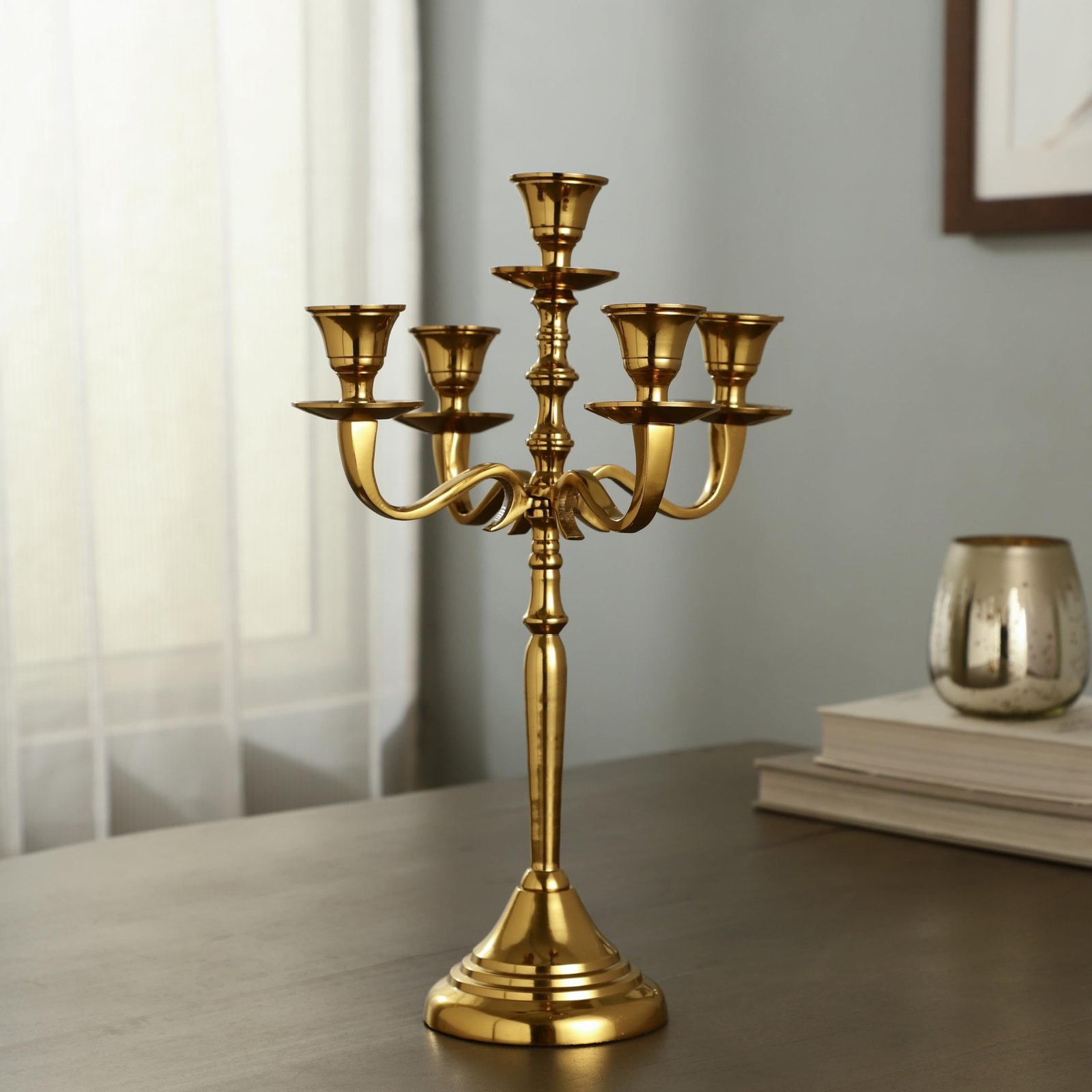 dci five arm gold candelabra, creative design home decor candle holder/wedding centerpiece occasions candelabra/decorative candle holder for dining table decorative 5 arm candle holders dci five arm gold candelabra, creative design home decor candle holder/wedding centerpiece occasions candelabra/decorative candle holder for dining table decorative 5 arm candle holders