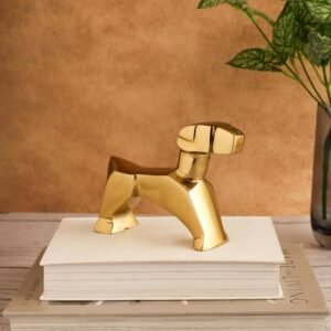 dci creative horse gold aluminium luxury figurine showpiece